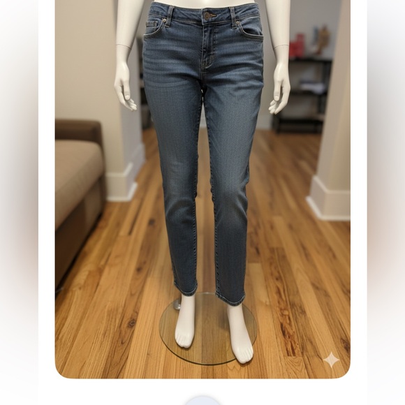Kut from the Kloth Women's Straight Leg Jeans in Blue size 14 - Picture 1 of 8